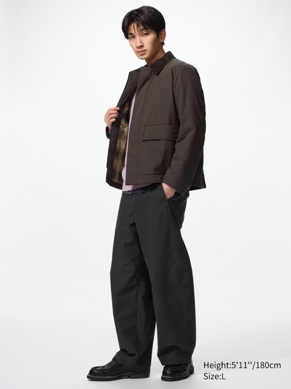 UNIQLO Jersey Barrel Leg Pants 482287 Unisex - XL (Black)